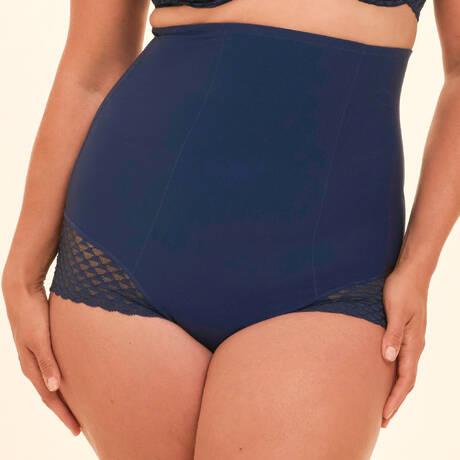 SIMONE PÉRÈLE Shaping extra high-waisted panty Subtile Midnight