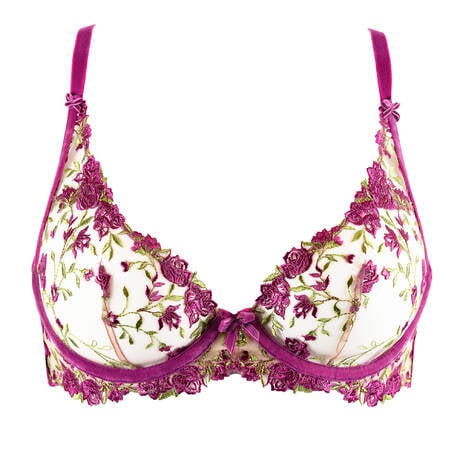 DITA VON TEESE Soutien-gorge triangle Rosewyn Pinot Noir