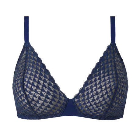SIMONE PÉRÈLE Triangle bra wireless Subtile Midnight