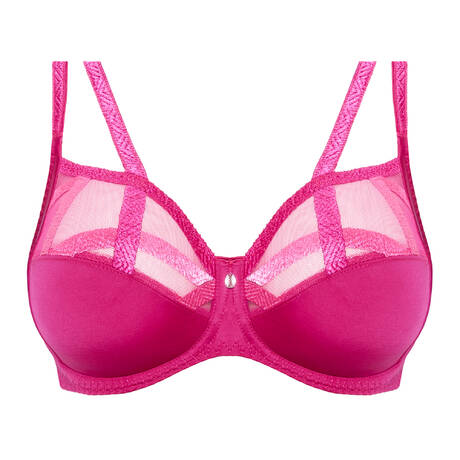 LOUISA BRACQ Full-cup bra Série Fuchsia