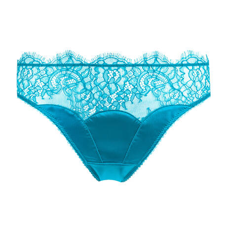 DITA VON TEESE Lace Brief Esther Jewel Blue
