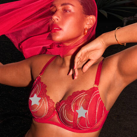 GOSSARD Balconette bra VIP Étoile Red