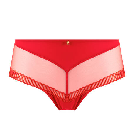 AUBADE Hipster Sheer Emotion Diva Red