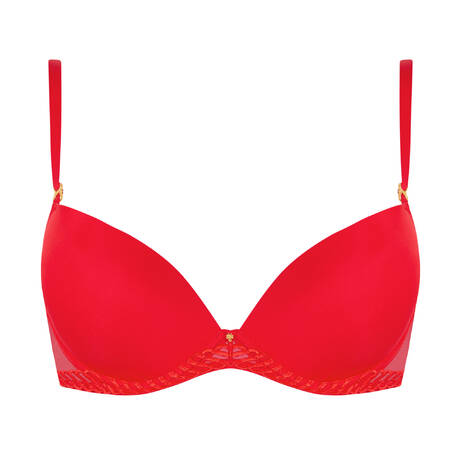AUBADE Push-up bra Sheer Emotion Diva Red