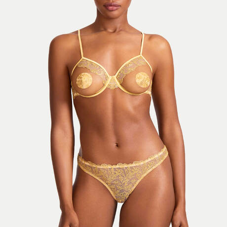2 pieces set COCO DE MER Liora Gold