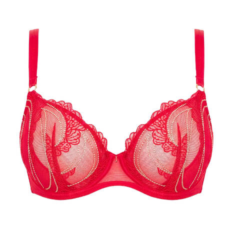 GOSSARD Soutien-gorge balconnet VIP Étoile Rouge