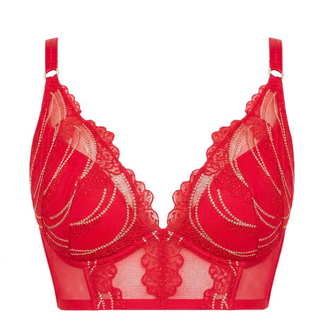GOSSARD Soutien-gorge bustier VIP Étoile Rouge