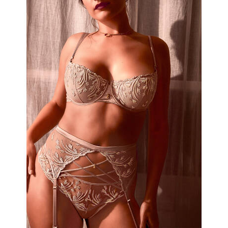 Ensemble 3 pièces AUBADE Cosmic Romance Sand Rose