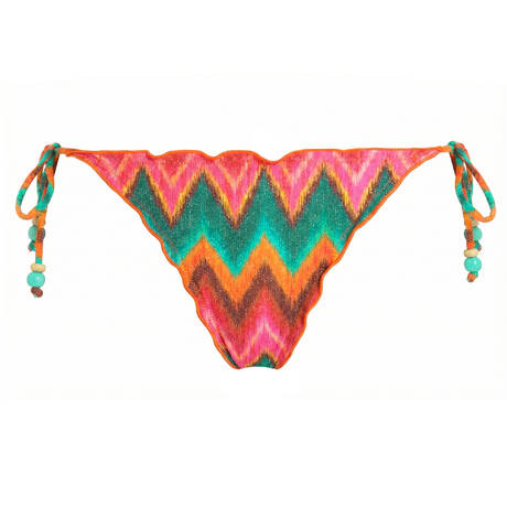 BANANA MOON Bas de maillot de bain brésilien lacets Nalika Orange