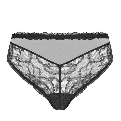 LISE CHARMEL Lace high-waisted panty Soir de Venise Black