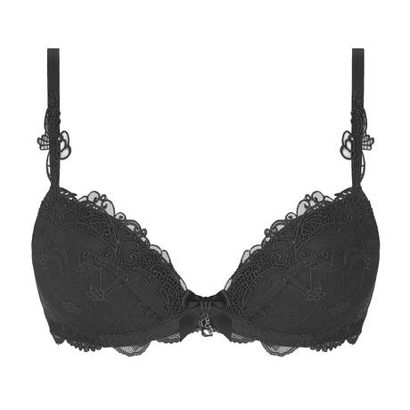 LISE CHARMEL Lace push-up bra Soir de Venise Black