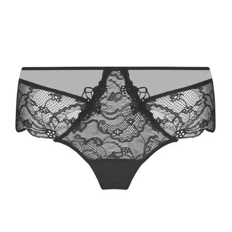 LISE CHARMEL Lace low-cut hipster Soir de Venise Black