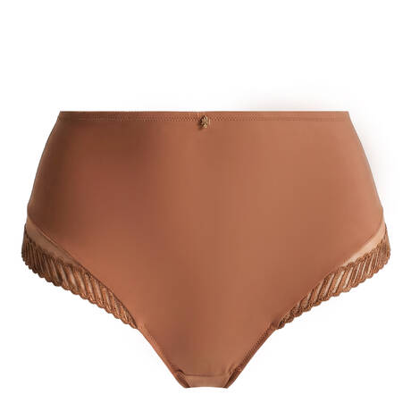 AUBADE High-waisted panty Sheer Emotion Honey
