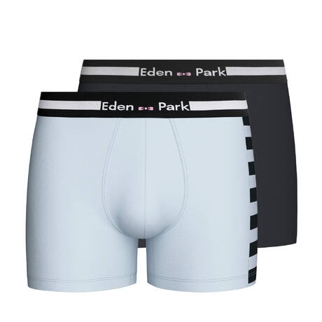 EDEN PARK  Cotton 2-pack men's boxer briefs Basics Costela + Marine EP