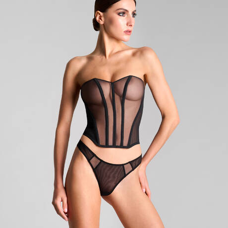 Ensemble 2 pièces MAISON CLOSE L'Amoureuse Dahlia Noir