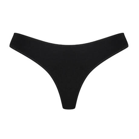SCANDALE Tanga aus Samt Rococo Scandale Schwarz