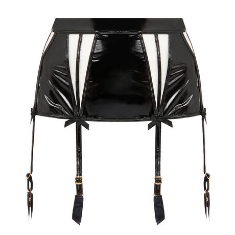 AGENT PROVOCATEUR Garter belt Flick Black/Flesh