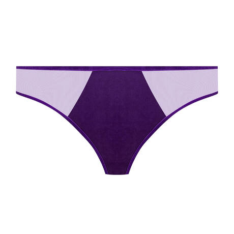 MAISON CLOSE Velvet Open brief Rococo Purple