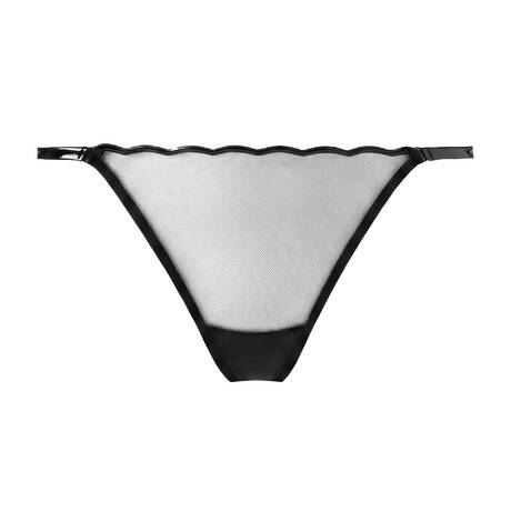 LIVY Thong Black Tie Black