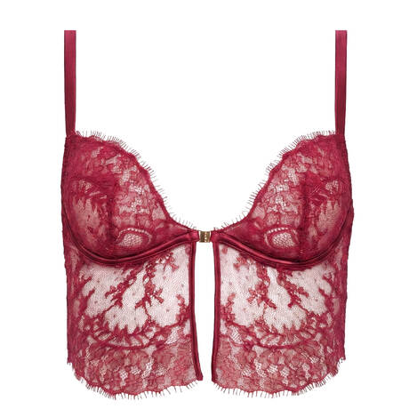 LIVY Lace Demi-cup bra with front opening Bellerive Rositerra