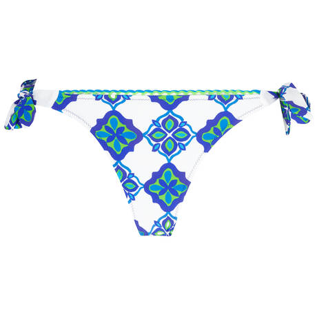 ANTIGEL Tie side bikini bottom L'Artisane Antigel Bleu Céramic
