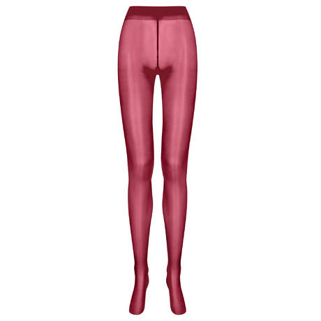MAISON CLOSE 40 denier Tights Les Coquetteries Burgundy
