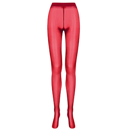 MAISON CLOSE 40 denier Tights Les Coquetteries Red