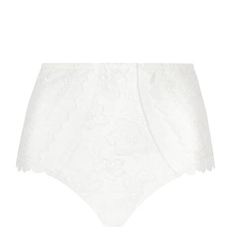 LISE CHARMEL Culotte haute en dentelle Sublime Organza Ecru Nacre