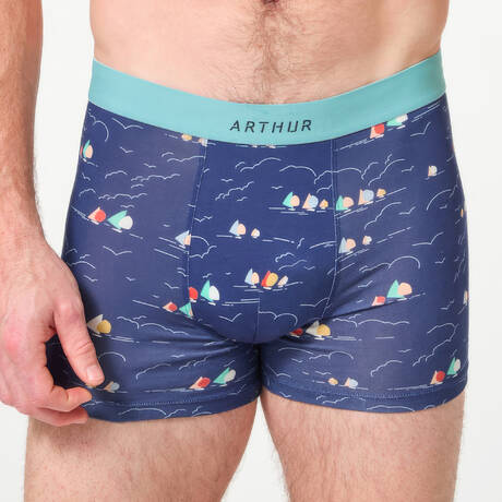 ARTHUR Cotton Men's boxer brief Lorient Marine Voiliers