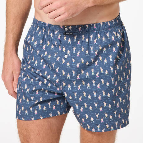 ARTHUR Cotton Men's short brief Lorient Marine Hommes