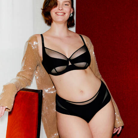 2 pieces set CHANTELLE Pulp Edge Black