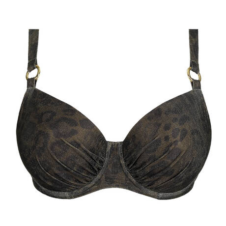 PRIMADONNA Padded balconette bikini top Ratjada Jungle Jaguar