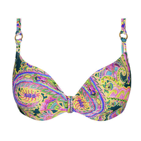 MARIE JO Haut de maillot de bain coques forme cœur Jolise Tropical Paisley