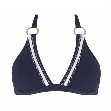 LISE CHARMEL Triangle bikini top Cordage Precieux Cordage Navy