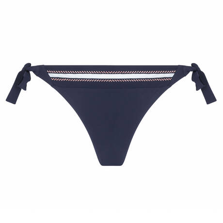 LISE CHARMEL Bas de maillot de bain slip noué Cordage Precieux Cordage Navy