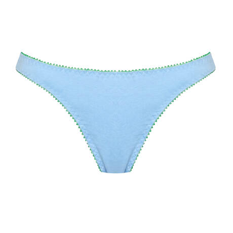DORA LARSEN Cotton Thong Blossom Blue