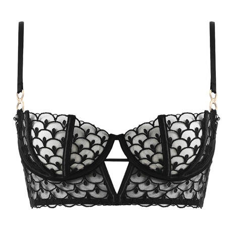 SHIKKOSA Bustier Aki Black