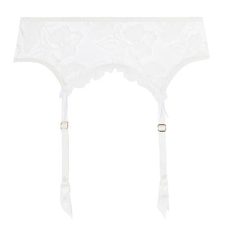 LISE CHARMEL Garter belt Sublime Organza Ecru Nacre