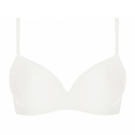 LISE CHARMEL Soutien-gorge bandeau coques Sensation Plaisir Ecru Nacre