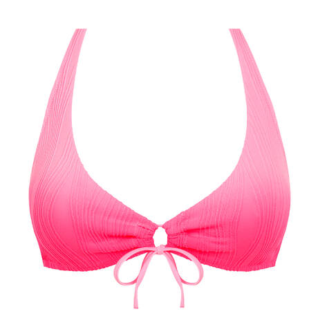 CHANTELLE Padded triangle bikini top Pulp One Size Rose Tie & Dye