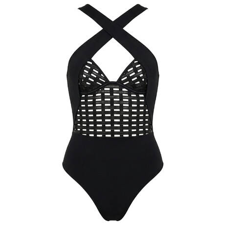 LIVY Thong bodysuit Black Light Black
