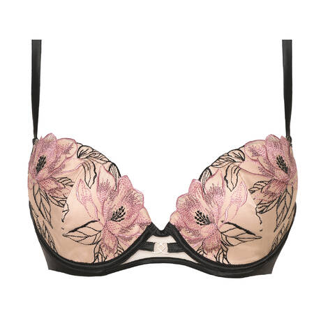 PRELUDE Push-up bra Fior di Notte Black
