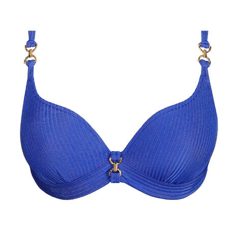 MARIE JO Heart-shaped padded bikini top Emly Electric Blue