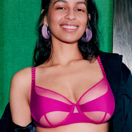 CHANTELLE Full-cup bra Pulp Edge Fushia London