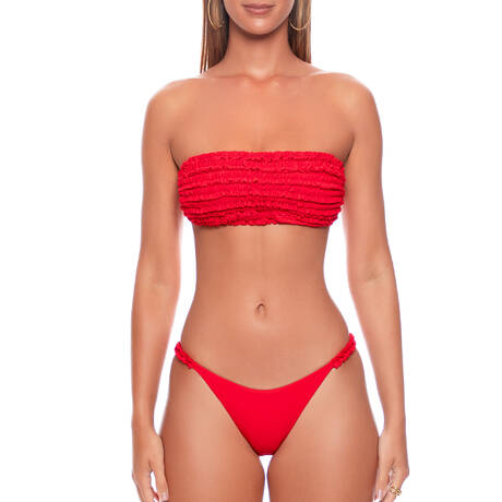 Ensemble 2 pièces LULI FAMA Sweet Love Rouge