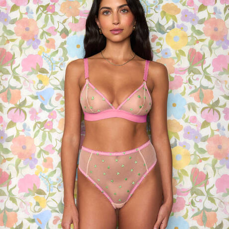 2 pieces set DORA LARSEN Bessie Pink