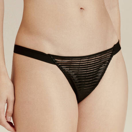 LIVY Openable brazilian brief Vibrant Night Black
