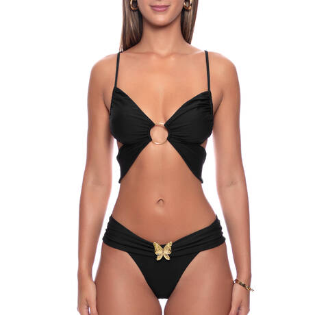2 pieces set Luli Fama Gilded Butterfly Black