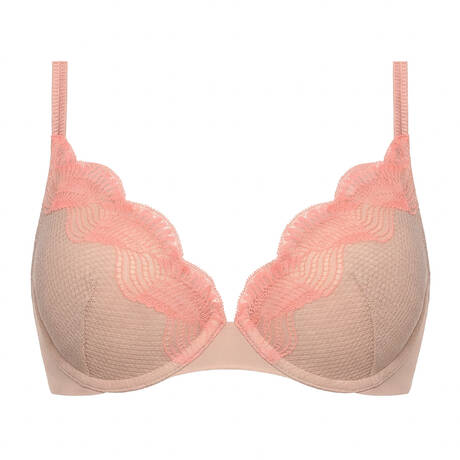 TRIUMPH Push-up bra lace Comfort Glam Desert Se