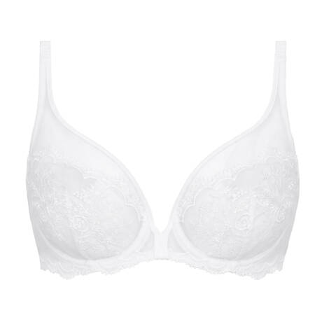 SIMONE PÉRÈLE Push-up-BH mit tiefem Ausschnitt Intrigue Weiß